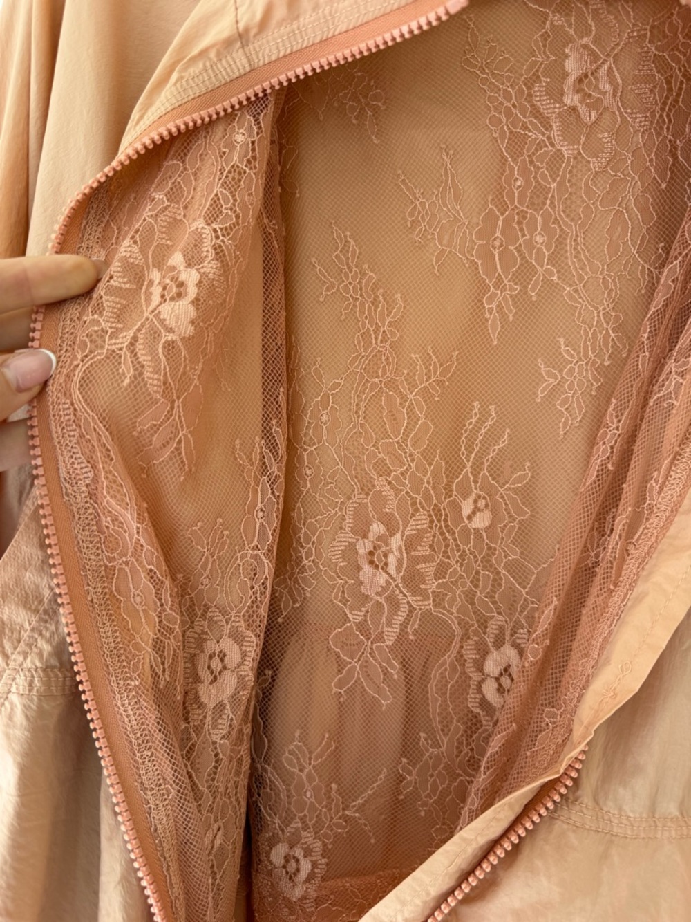 FP Movement by Free People Peach Lace-Back Jacket - Picture 6 of 6